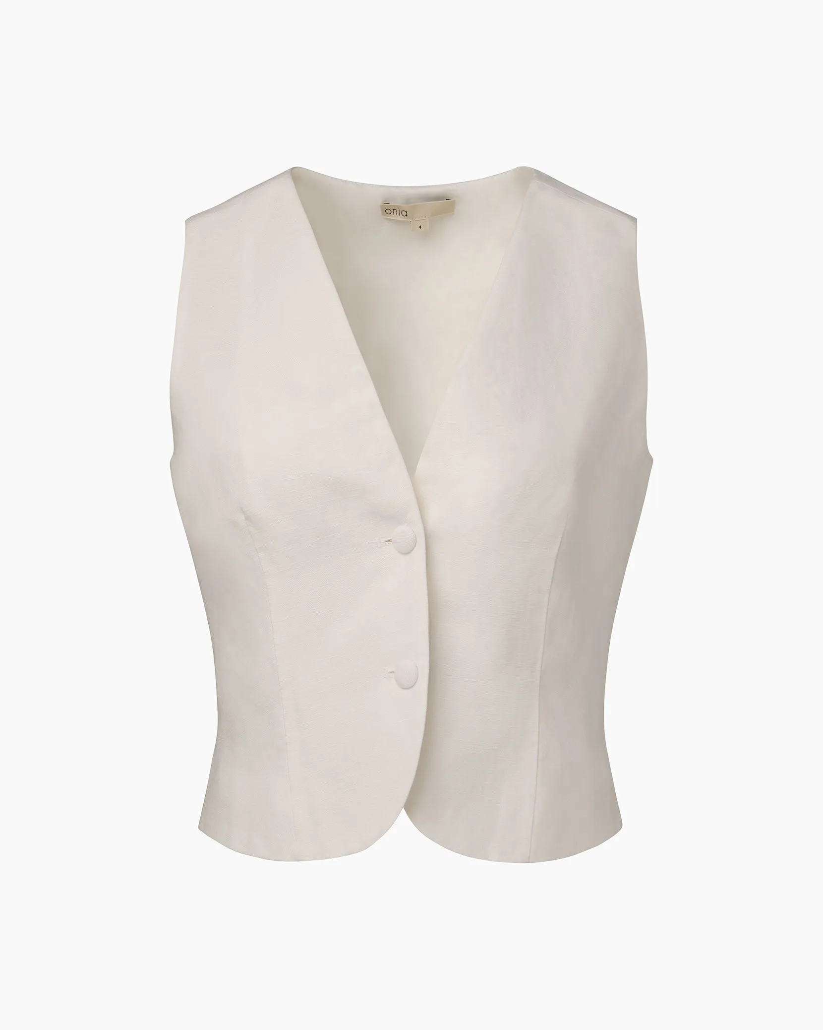 Air Linen Relaxed Vest
