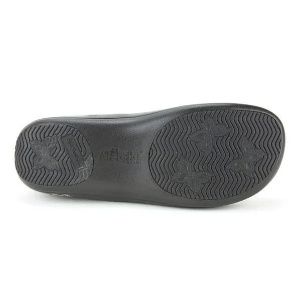 Alegria Keli Nursing Shoes Slip On Womens Work Hospitality - Black Nappa