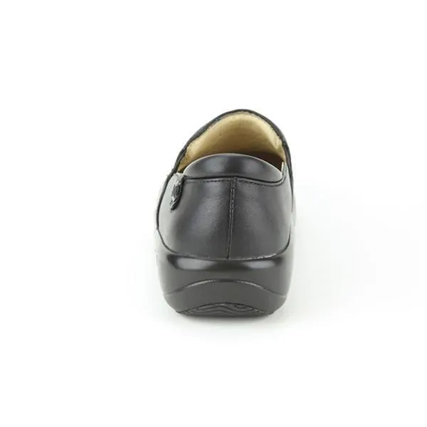 Alegria Keli Nursing Shoes Slip On Womens Work Hospitality - Black Nappa