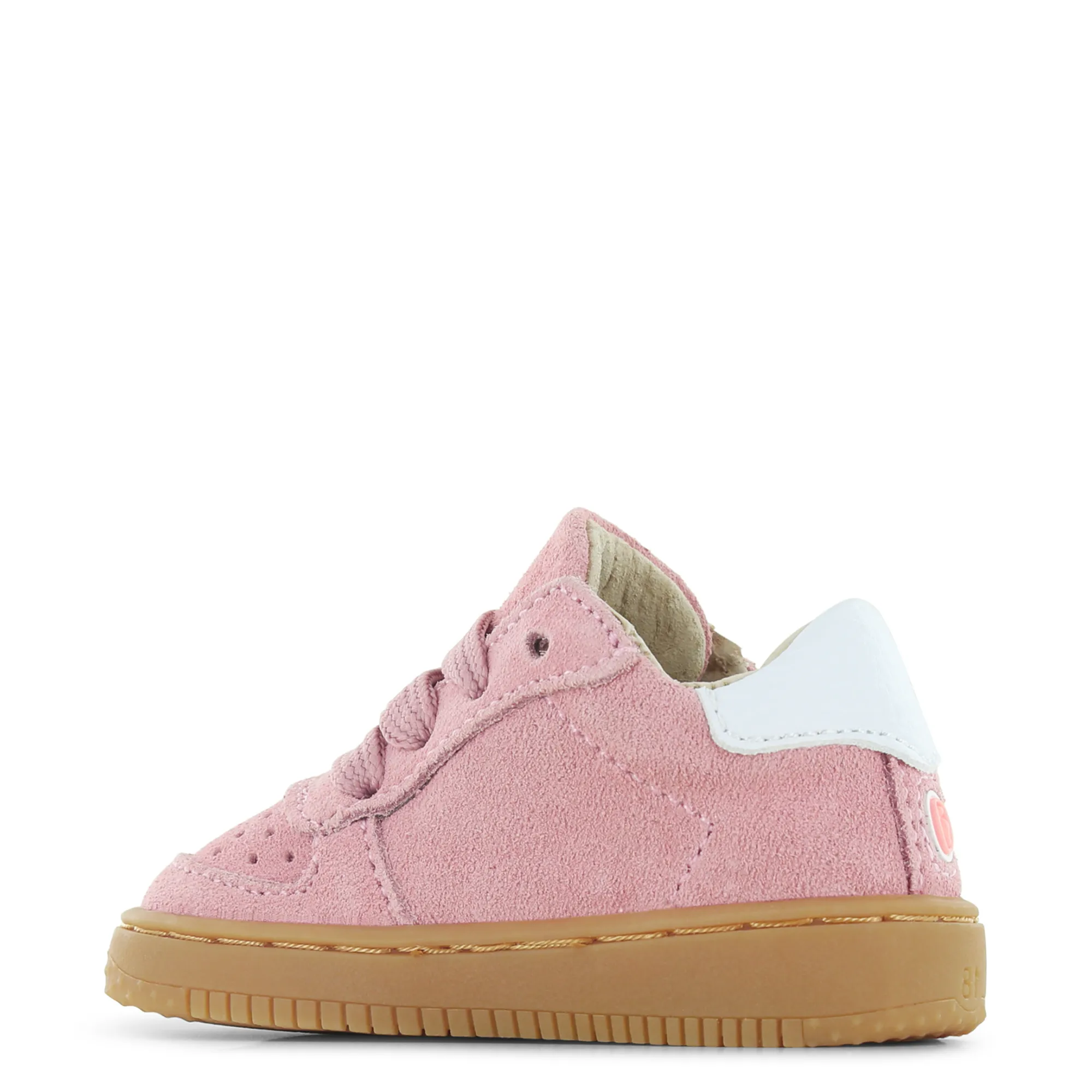 (BN25S002-B) Leather Lace up Sneakers Pink