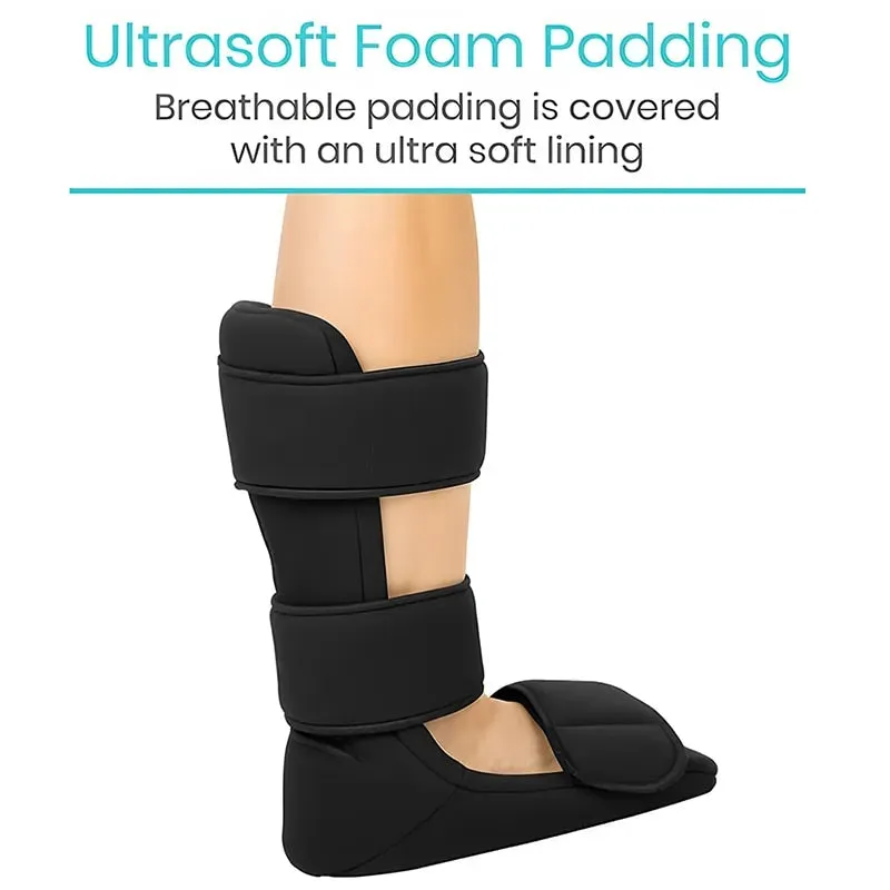 Cuzcare Night Splint For Plantar Fasciitis Upgrade Padding Orthopedic Breathable Immobilizer Stretch For Foot Pain