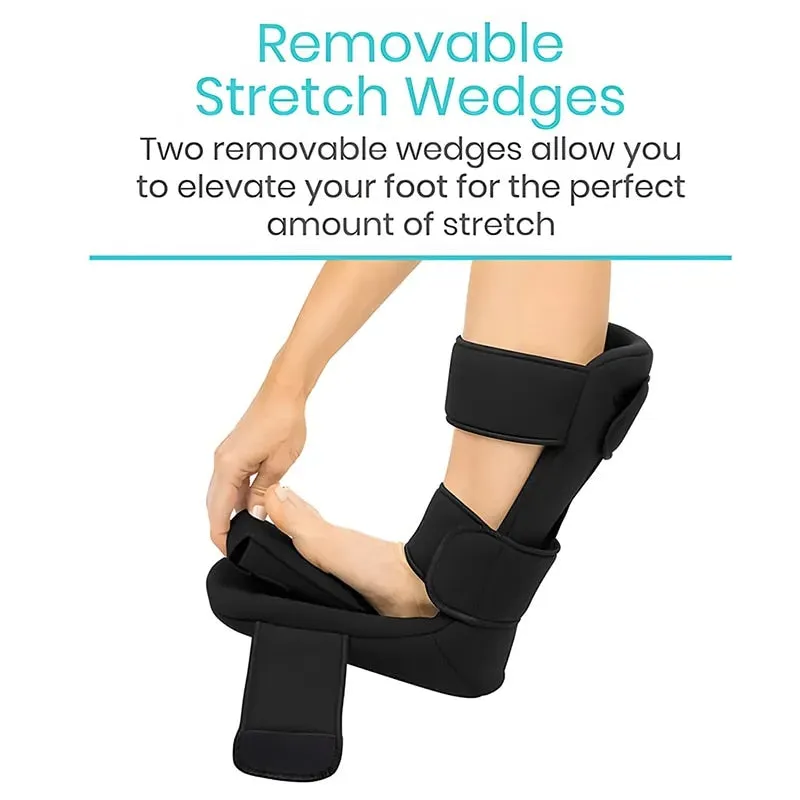 Cuzcare Night Splint For Plantar Fasciitis Upgrade Padding Orthopedic Breathable Immobilizer Stretch For Foot Pain