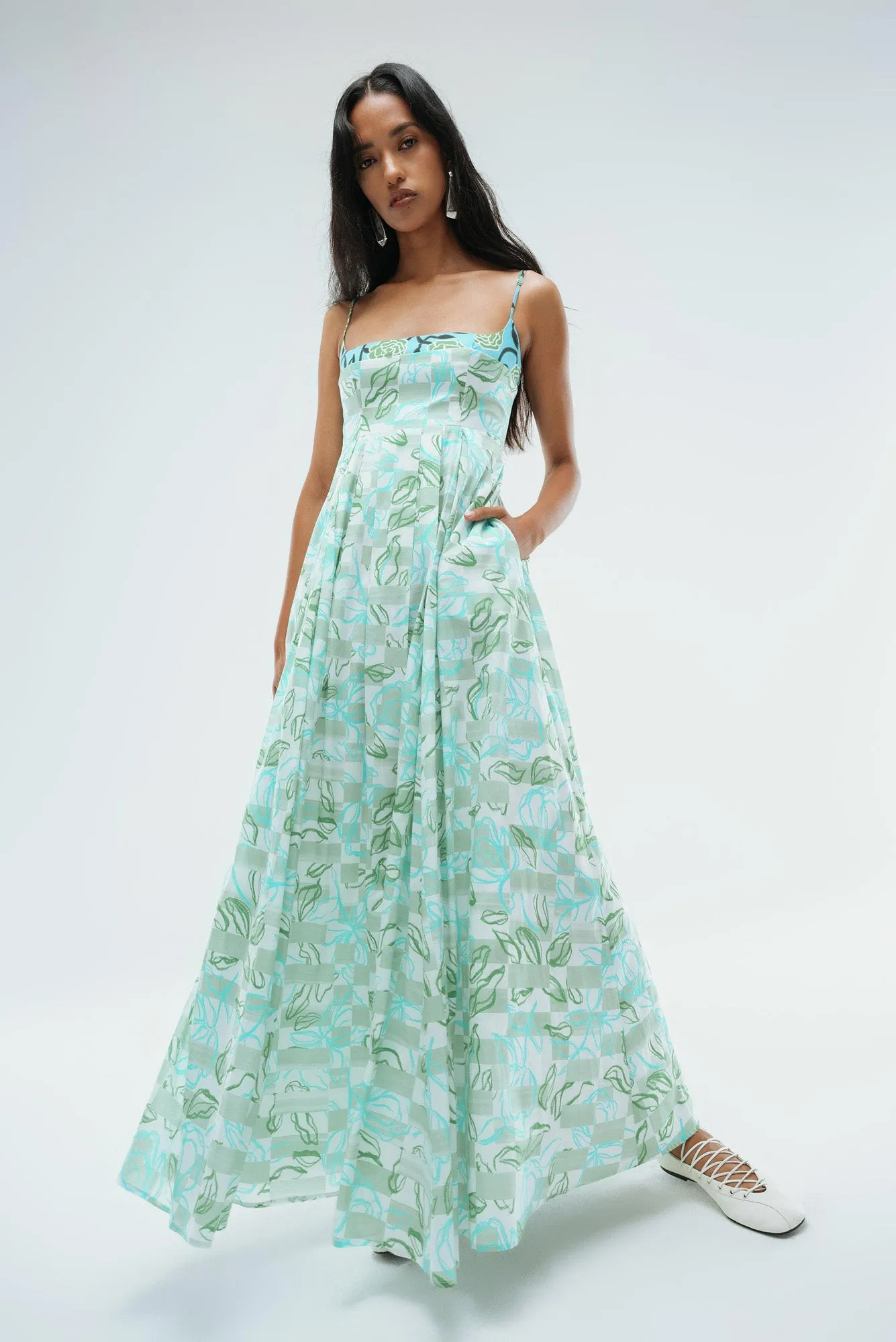 Emilia Dress in Elba / Amelia