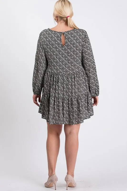 Flirty Floral Long Sleeve Dress