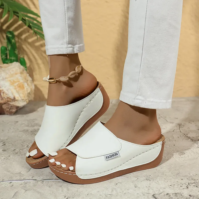 💥Hot Sale🔥Women's Casual Wedge Slide Sandals
