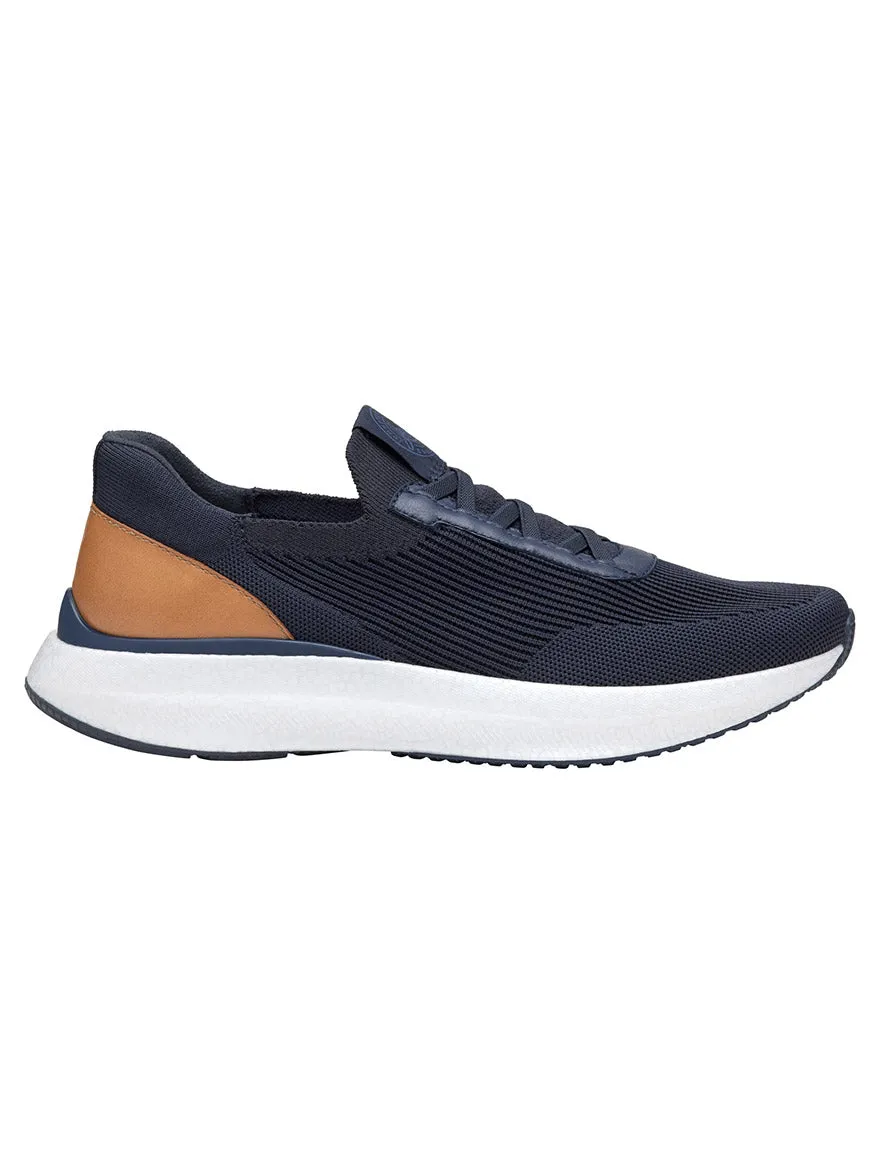 J & M Collection Briley Knit Jogger in Navy Knit