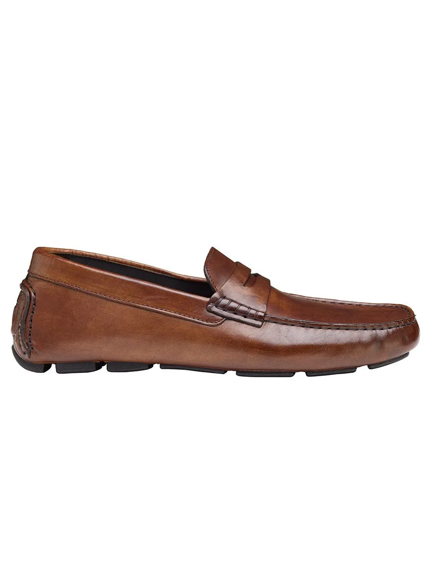 J & M Collection Dayton Penny in Brown Italian Calfskin