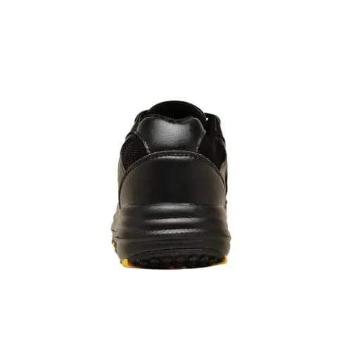 Mt. Emey 2151 Black - Children Oil/Slip Resistant Sneakers with Laces