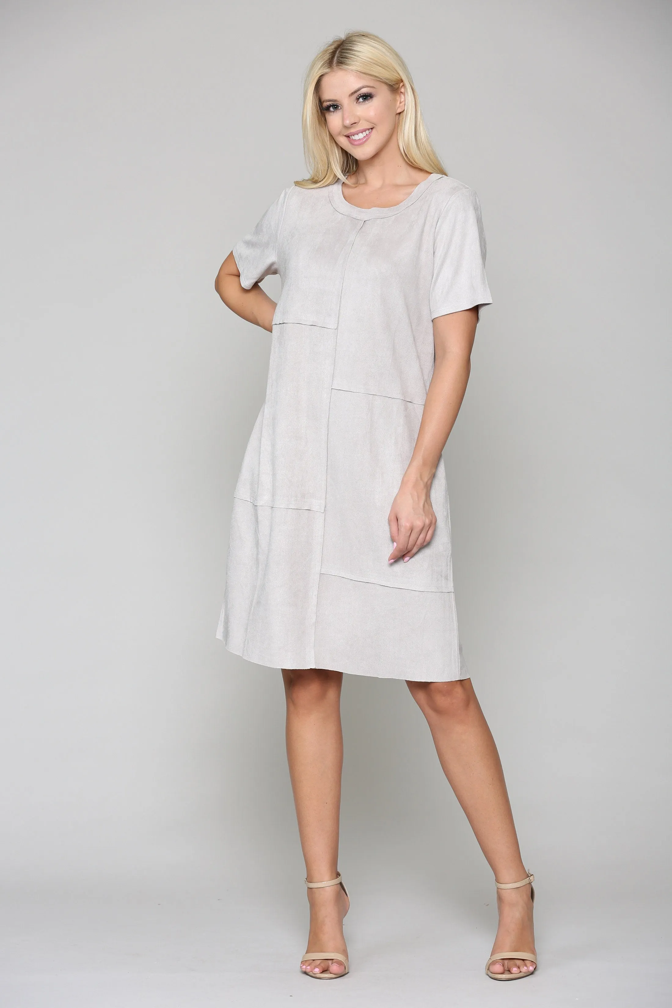 Pre-Order Adelyn Dress W/ Front Detailed Stitching