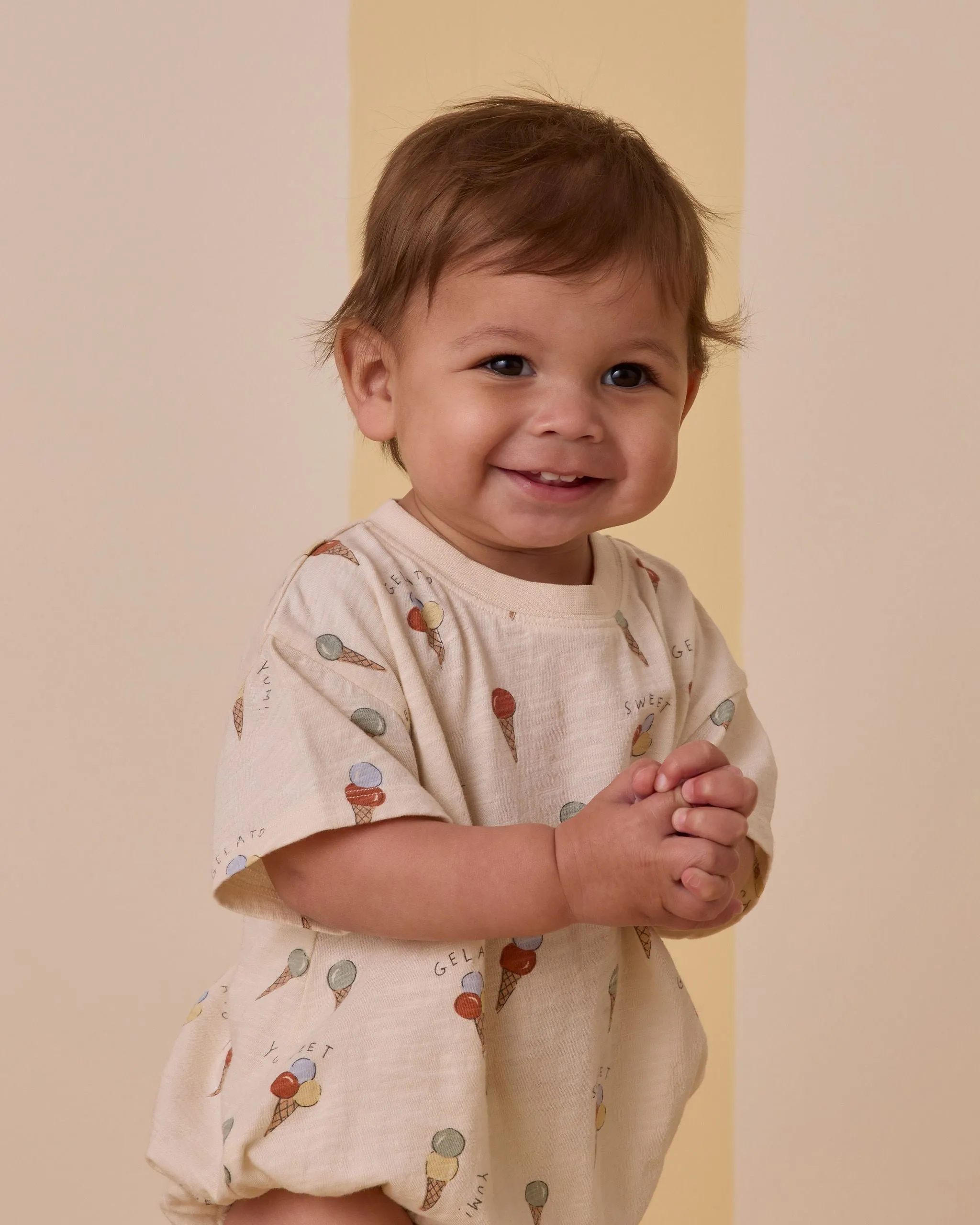 Relaxed Bubble Romper - Gelato