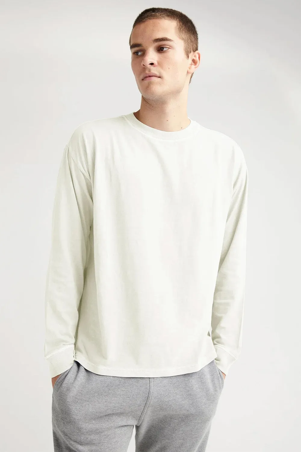RELAXED LS TEE Bone