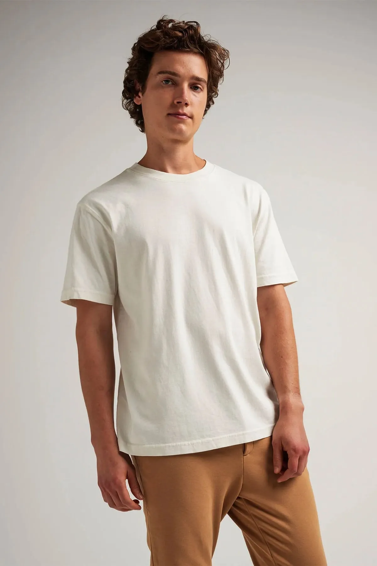 RELAXED SS TEE Bone