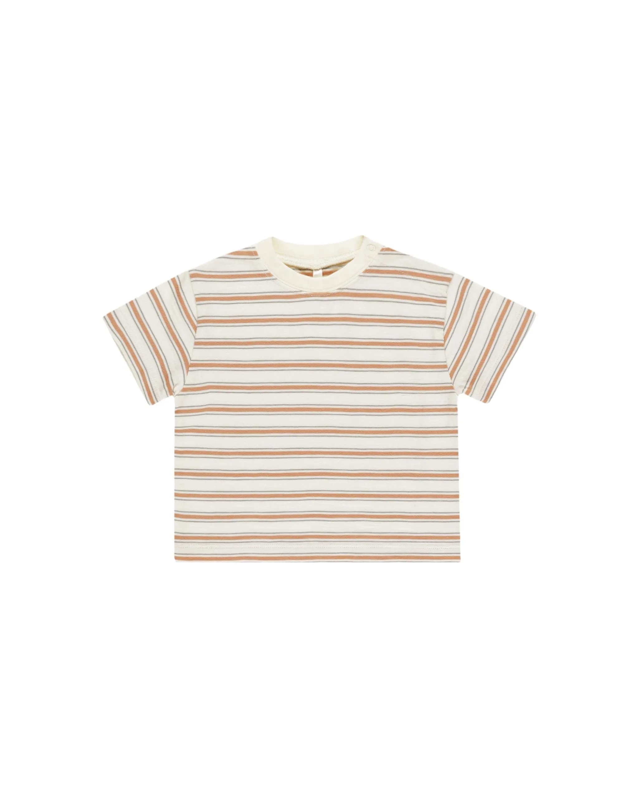 Relaxed Tee - Grapefruit Stripe