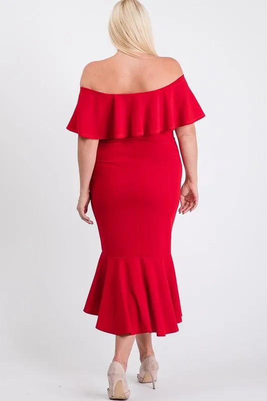 Turn Heads Ruffle Dress