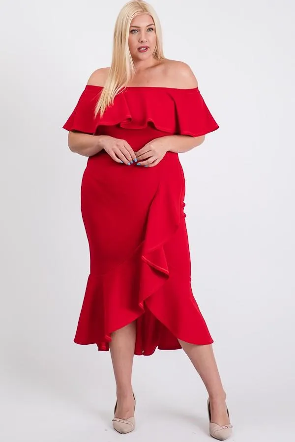 Turn Heads Ruffle Dress